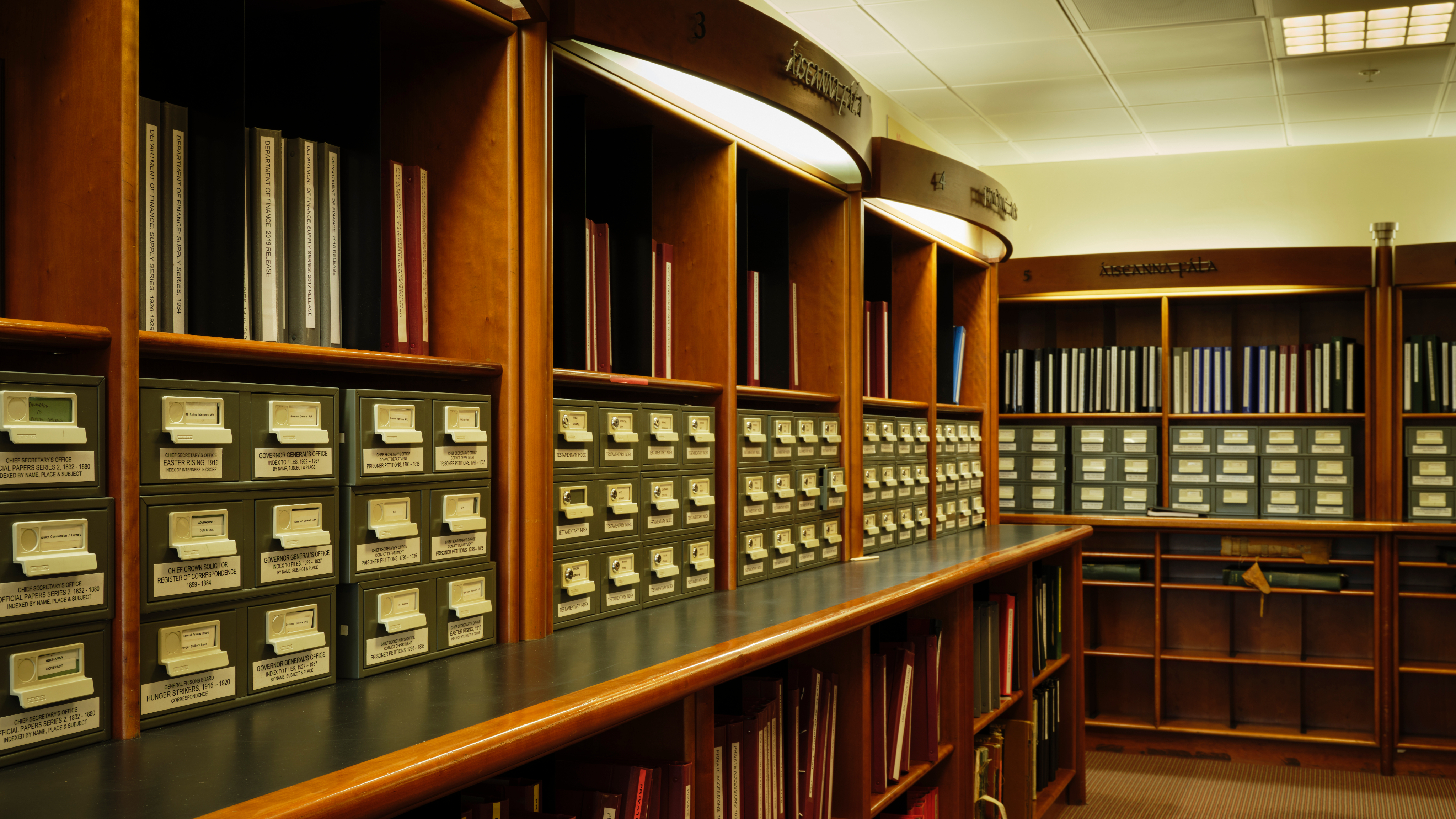 Research room at the National Archives