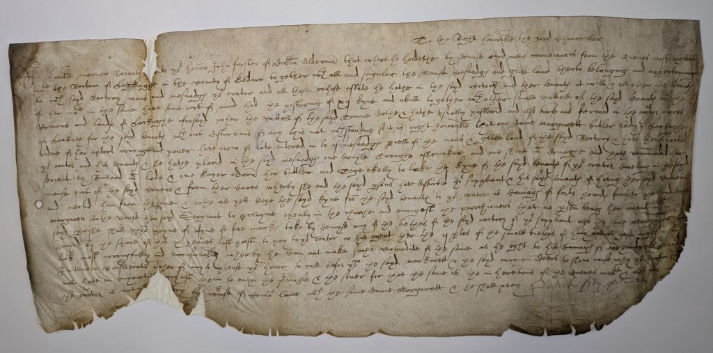 Chancery Pleading record